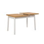 Hanah Home Oliver Open - Karina White Mesa de Comedor Extensible Blanca